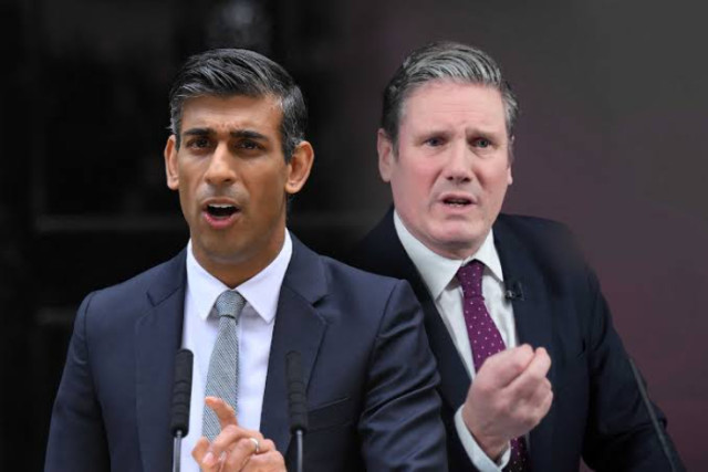 Photo of Rishi Sunak and Labour leader, Keir Starmer